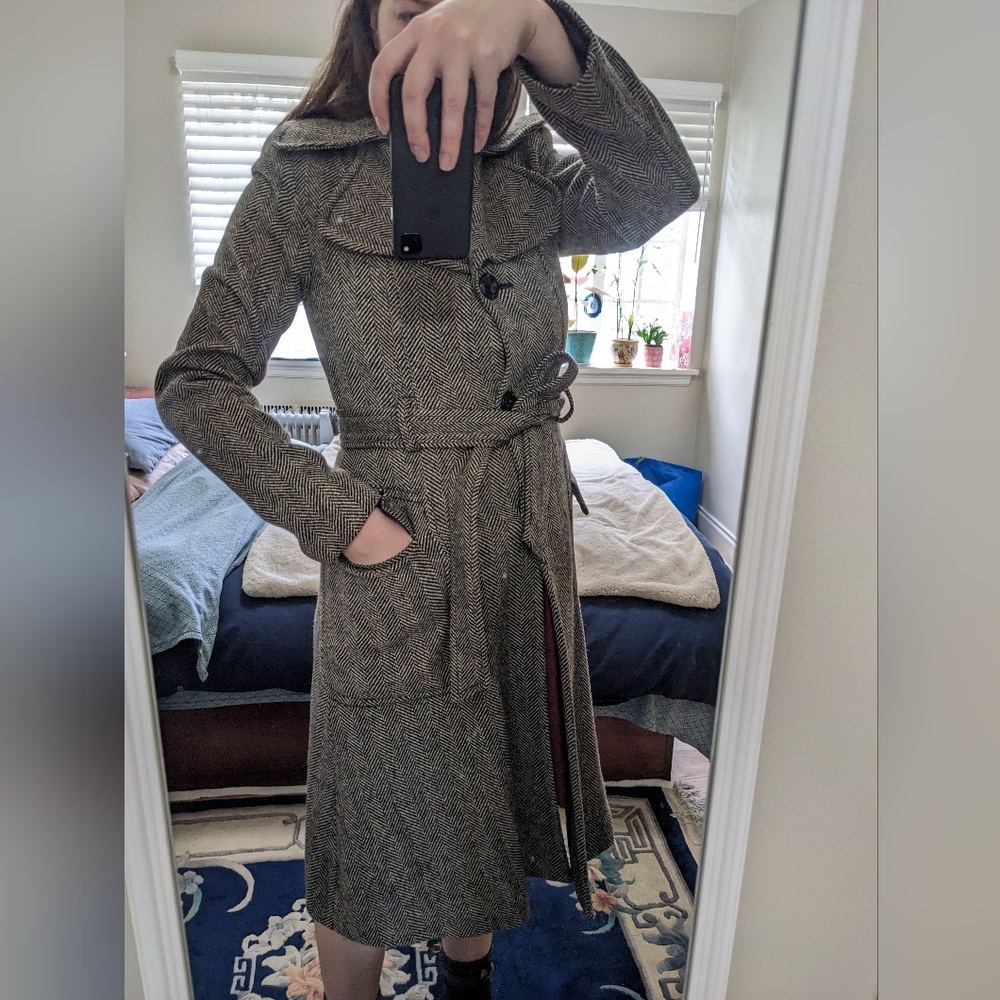 Wool Trench Coat - Picture 11 of 14